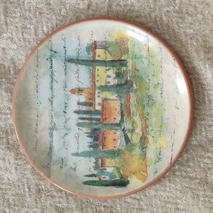 Williams Sonoma Marc Lacaze Paysage 2008 Salad Dessert Plate Italy